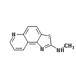 CAS 登录号：16351-50-1， N-甲基[1,3]噻唑并[4,5-f]喹啉-2-胺
