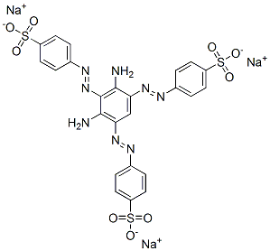 CAS#: 16386-22-4, Trisodium 4,4',4''-[(2,4-Diaminobenzene-1,3,5-Triyl)Tris(Azo)]Tris[Benzenesulphonate]