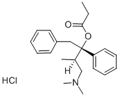 CAS#: 1639-60-7, (+)-1,2-Diphenyl-2-propionoxy-3-methyl-4-dimethylaminobutane hydrochloride