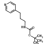 CAS#: 164648-58-2, 2-Methyl-2-Propanyl [3-(4-Pyridinyl)Propyl]Carbamate