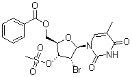CAS#: 165047-01-8, 2'-Bromo-2'-Deoxy-5-Methyl-Uridine 5'-Benzoate 3'-Methanesulfonate