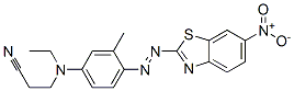 CAS#: 16586-42-8, 3-[Ethyl[3-Methyl-4-[(6-Nitrobenzothiazol-2-Yl)Azo]Phenyl]Amino]Propiononitrile