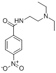 CAS 登录号:1664-52-4, N-(2-(2-二乙基氨基)乙基)-4-硝基苯甲酰胺