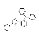 CAS 登录号：167171-03-1， (4R)-2-[2-(二苯基膦基)苯基]-4-苯基-4,5-二氢-1,3-恶唑