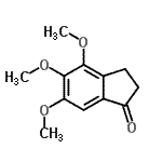 CAS 登录号：16718-42-6， 4,5,6-三甲氧基-1-茚满酮