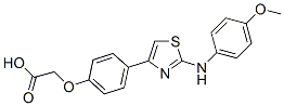 CAS#: 168127-36-4, 2-[4-[2-[(4-Methoxyphenyl)Amino]-1,3-Thiazol-4-Yl]Phenoxy]Acetic Acid