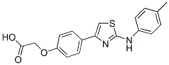 CAS#: 168127-37-5, 2-[4-[2-[(4-Methylphenyl)Amino]-1,3-Thiazol-4-Yl]Phenoxy]Acetic Acid