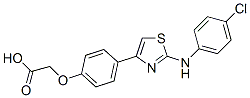 CAS#: 168127-38-6, 2-[4-[2-[(4-Chlorophenyl)Amino]-1,3-Thiazol-4-Yl]Phenoxy]Acetic Acid