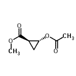CAS # 168141-88-6, 甲基(1R,2R)-2-乙酰氧基环丙烷羧酸酯