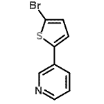CAS 登录号：169050-05-9， 3-(5-溴-2-噻吩基)吡啶