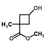 CAS 登录号：169899-49-4， 甲基3-羟基-1-甲基环丁烷羧酸酯