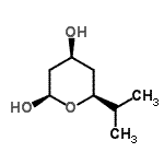 CAS 登录号：170114-50-8， (2R,4S,6S)-6-异丙基四氢-2H-吡喃-2,4-二醇