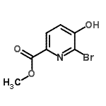 CAS 登录号：170235-19-5， 甲基6-溴-5-羟基-2-吡啶羧酸酯