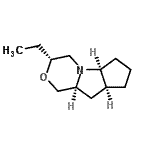 CAS 登录号：170876-84-3， (3R,5aS,8aS,9aS)-3-乙基十氢环戊烯并[4,5]吡咯并[2,1-c][1,4]恶嗪