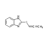 CAS 登录号：170942-54-8， 2-(丙二烯基硫基)-1H-苯并咪唑