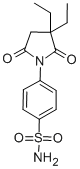 CAS 登录号:17100-85-5, 4-(3,3-二乙基-2,5-二氧代-1-吡咯烷基)苯磺酰胺