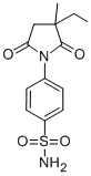 CAS 登录号:17100-92-4, 4-(3-乙基-3-甲基-2,5-二氧代-1-吡咯烷基)苯磺酰胺