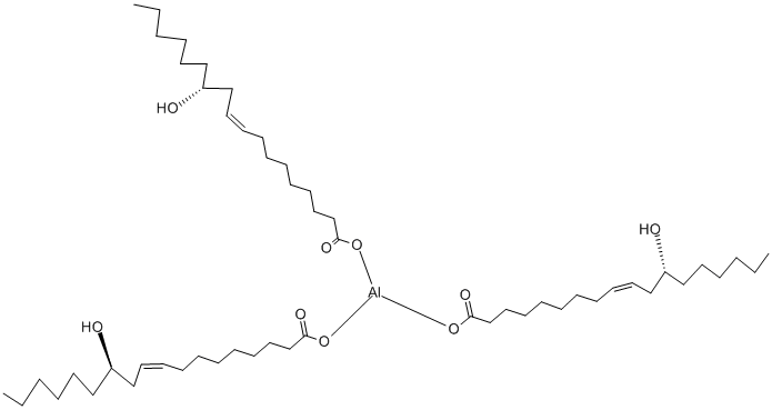 CAS 登录号：17161-57-8， 蓖麻油酸铝