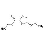 CAS 登录号：171775-74-9， 乙基5-乙氧基-1,3-恶噻戊环-2-羧酸酯