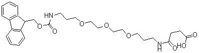CAS#: 172089-14-4, 17-Oxo-6,9,12-Trioxa-2,16-Diazaeicosanedioic acid 1-(9H-Fluoren-9-Ylmethyl) Ester