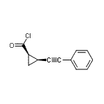 CAS#: 172477-26-8, (1R,2S)-2-(Phenylethynyl)Cyclopropanecarbonyl Chloride
