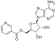 CAS 登录号:17274-96-3, 腺苷-5'-单烟酸酯