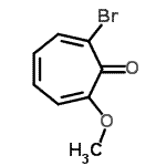 CAS 登录号：1728-86-5， 2-溴-7-甲氧基-2,4,6-环庚三烯-1-酮