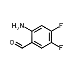 CAS 登录号：172843-46-8， 2-氨基-4,5-二氟苯甲醛
