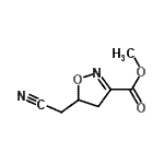 CAS#: 172911-99-8, Methyl 5-(Cyanomethyl)-4,5-Dihydro-1,2-Oxazole-3-Carboxylate