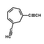 CAS 登录号：173168-31-5， 1,6-二乙炔基-1,3,5-环庚三烯