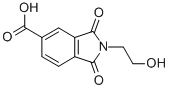 CAS#: 17329-32-7, 2-(2-Hydroxy-Ethyl)-1,3-Dioxo-2,3-Dihydro-1H-Isoindole-5-Carboxylic Acid