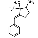 CAS 登录号：17386-71-9， [(E)-(2,2,3-三甲基环戊基亚基)甲基]苯