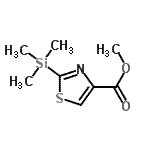 CAS 登录号：173979-04-9， 甲基2-(三甲基硅烷基)-1,3-噻唑-4-羧酸酯