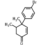 CAS#: 17429-37-7, 4-(4-Bromophenyl)-4,5-Dimethyl-2-Cyclohexen-1-One