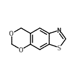 CAS 登录号：174451-51-5， 8H-[1,3]二恶英并[5,4-f][1,3]苯并噻唑
