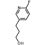 CAS 登录号：174523-84-3， 3-(6-氟-3-吡啶基)-1-丙醇