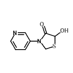 CAS 登录号：174889-71-5， 5-羟基-3-(3-吡啶基)-1,3-噻唑烷-4-酮