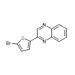 CAS 登录号：175135-75-8， 2-(5-溴-2-噻吩基)喹喔啉