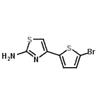 CAS 登录号：175135-92-9， 4-(5-溴-2-噻吩基)-1,3-噻唑-2-胺