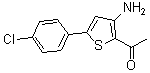 CAS 登录号：175137-02-7， 1-[3-氨基-5-(4-氯苯基)-2-噻吩基]-乙酮