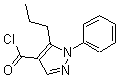 CAS#: 175137-15-2, 1-Phenyl-5-Propyl-1H-Pyrazole-4-Carbonylchloride
