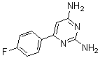 CAS 登录号：175137-25-4， 6-(4-氟苯基)-2,4-嘧啶二胺