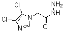 CAS 登录号：175137-68-5， 4,5-二氯-1H-咪唑-1-乙酰肼