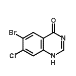 CAS 登录号：17518-95-5， 6-溴-7-氯-4(1H)-喹唑啉酮