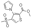 CAS 登录号:175201-75-9, 4-(甲基磺酰基)-3-(1H-吡咯-1-基)-2-噻吩羧酸甲酯