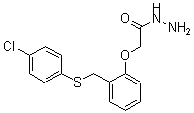 CAS 登录号：175202-85-4， 2-[2-[[(4-氯苯基)硫代]甲基]苯氧基]-乙酰肼