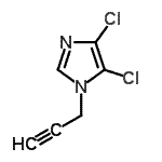 CAS 登录号：175203-80-2， 4,5-二氯-1-(2-丙炔-1-基)-1H-咪唑