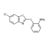CAS 登录号：175277-83-5， 2-[(6-氯-1,3-苯并噻唑-2-基)硫基]苯胺