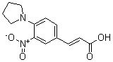 CAS#: 175278-41-8, 3-[3-Nitro-4-(1-Pyrrolidinyl)Phenyl]-2-Propenoic Acid