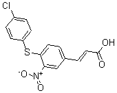 CAS # 175278-52-1, 3-[4-[(4-氯苯基)硫代]-3-硝基苯基]-2-丙烯酸
